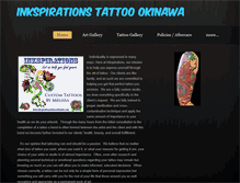 Tablet Screenshot of inkspirationstattoookinawa.com